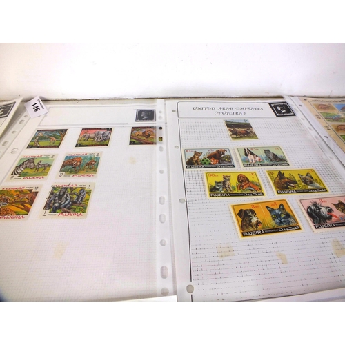 146 - Fifty sheets of world stamps