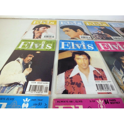 147 - Twenty Elvis Presley monthly magazines