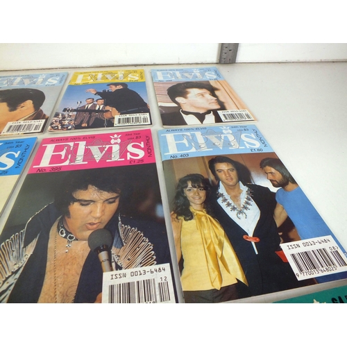 147 - Twenty Elvis Presley monthly magazines