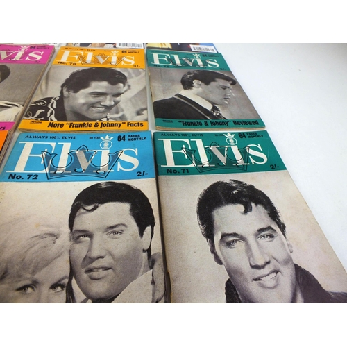 147 - Twenty Elvis Presley monthly magazines