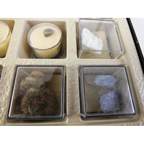 151 - Collection of twenty cased minerals samples.