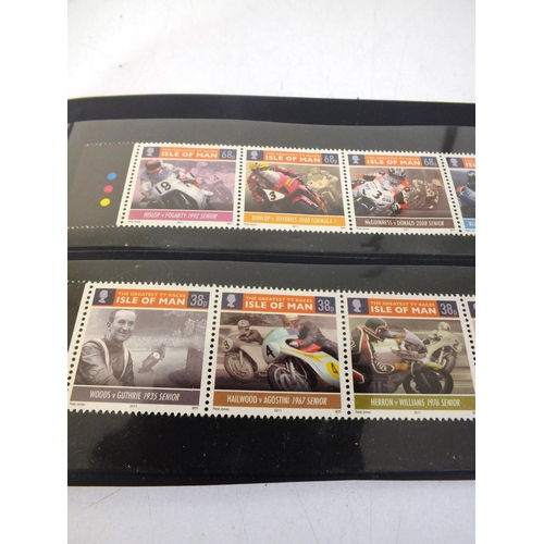 152 - Set of special edition Isle of Man TT racing stamps