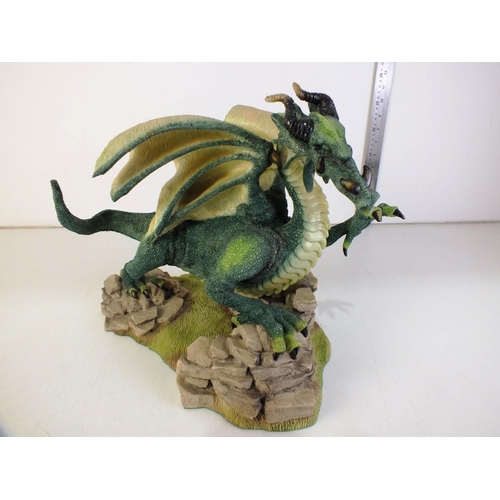 3 - Hap Henriksen land of legend with certificate of authenticity- Histrsrex dragon ,boxed, 055/999 limi... 