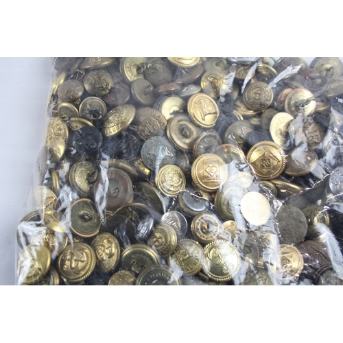 461 - Mixed Lot Uniform Buttons Inc Police, Military, Navy, Etc Joblot