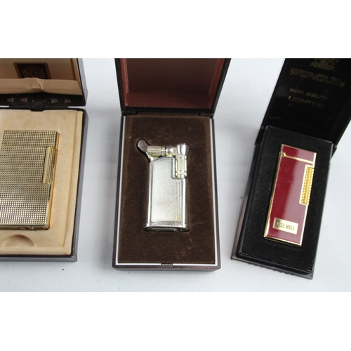 464 - Collectable Lighters Inc Boxed Maruman Baroque, Colibri Etc