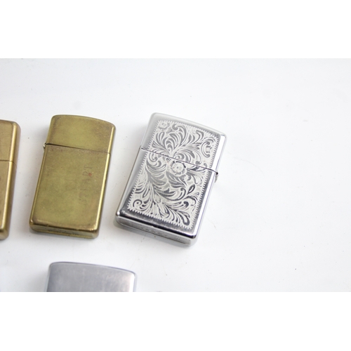 470 - Zippo Pocket Lighters Job Lot Tobacciana Collectables