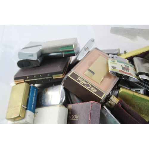 574 - Assorted Vintage Smoking Lighters Inc Ronson, Hanson, Miniature, Etc Joblot