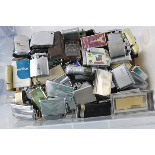 574 - Assorted Vintage Smoking Lighters Inc Ronson, Hanson, Miniature, Etc Joblot