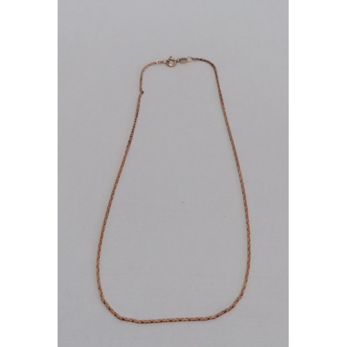 15 - 9ct Gold chain -16.5