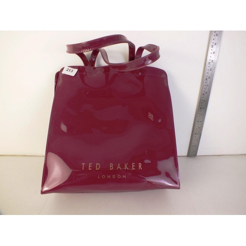 213 - Limited edition Ted Baker bag