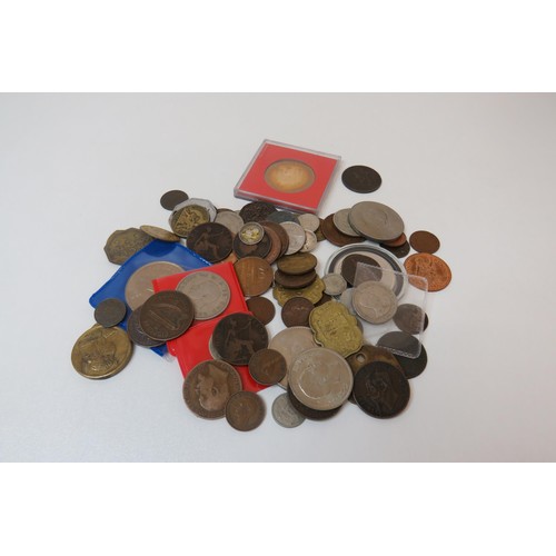 39 - Collection of old coins and tokens