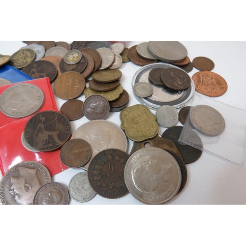 39 - Collection of old coins and tokens