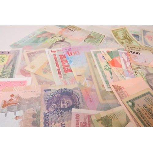 45 - Fifty world banknotes