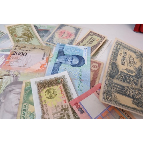 45 - Fifty world banknotes