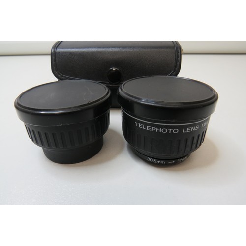 242 - Pair of camera Lens