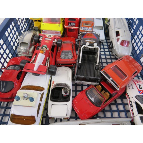 277 - Collection of vintage diecast including James Bond cars.