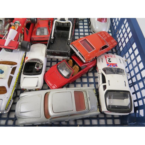 277 - Collection of vintage diecast including James Bond cars.