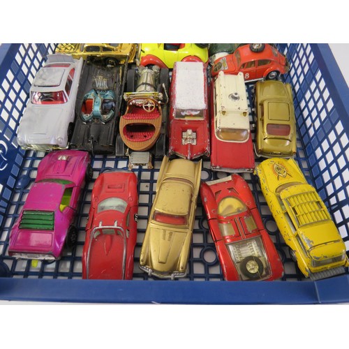 293 - Vintage diecast including Dinky and Corgi Chitty Bang Bang, Batmobile, James Bond etc.