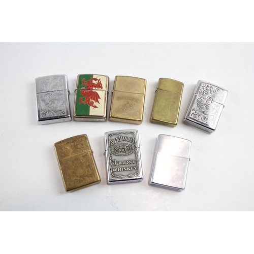 470 - Zippo Pocket Lighters Job Lot Tobacciana Collectables