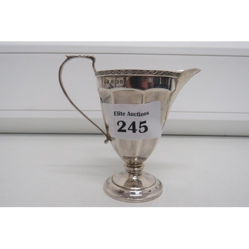 245 - Birmingham Silver jug- Elington and co-90g