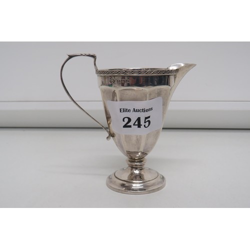 245 - Birmingham Silver jug- Elington and co-90g