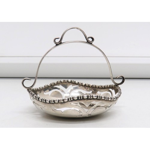 248 - Silver basket sheffield hallmarks-105g