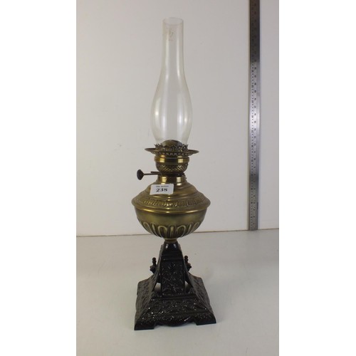 238 - Large oil lamp