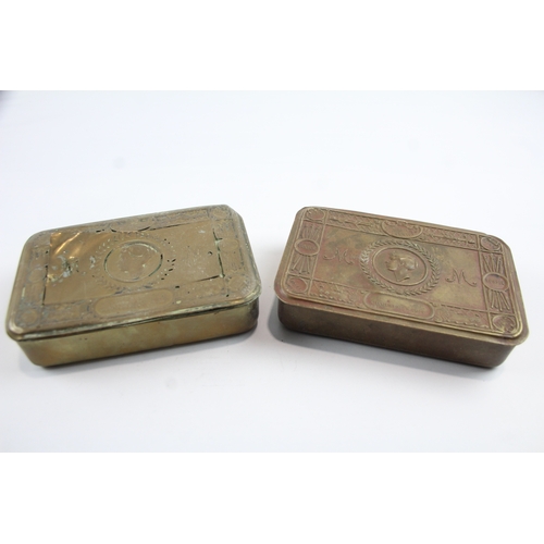 535 - WW1 1914 Princess Mary Christmas Tin x 2