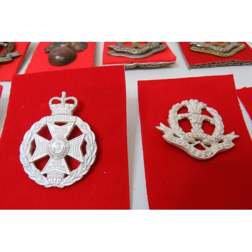 6 - 18 Military Infantry Cap badges to inc 
British Asian
Middlesex
PW Yorkshire