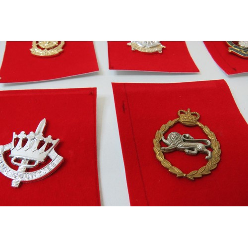 9 - 18 Military Infantry Cap badges to inc 
Home Counties 
Royal Scots
Kings