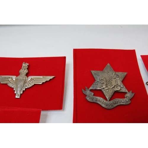 19 - 18 Military Corps badges to inc 
Barbados
Glider Pilot
AAC