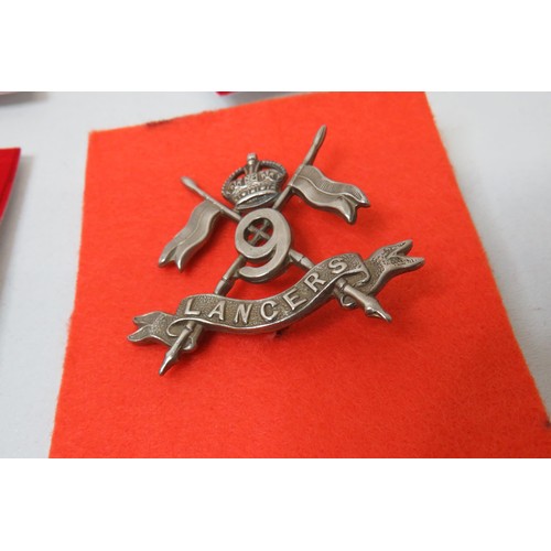 21 - 18 Military Cavalry  badges to inc 
1911 pwo hussars 
Queens own Hussars 
Inniskilling