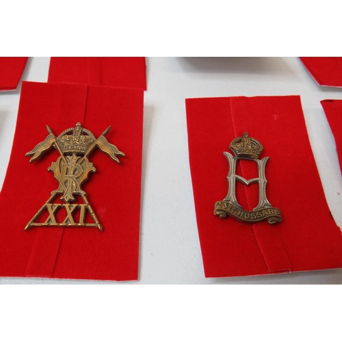 22 - 18 Cavalry  badges to inc 
19TH Alexandra PWO Hussars 
Lancers
Treu und Fest