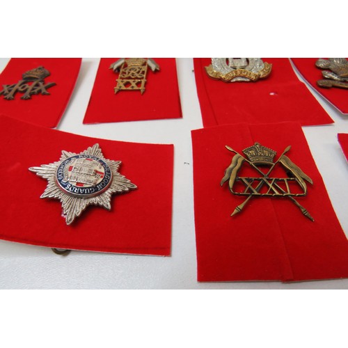 23 - 18 Military Infantry  badges to inc 
Devonshire
Suffolk 
Royal irish