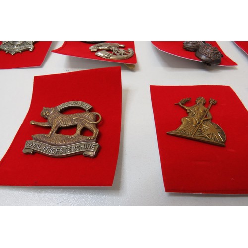 24 - 18 Military Military  badges to inc 
Norfolk
Royal Scots 
Limcolnshire