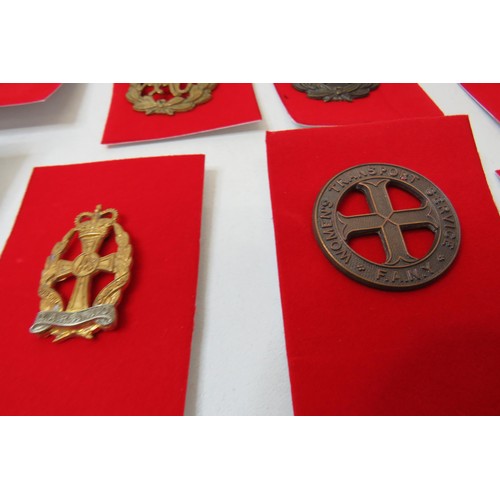 26 - 18 Military  badges to inc 
Nelson
Devonshire
Howe