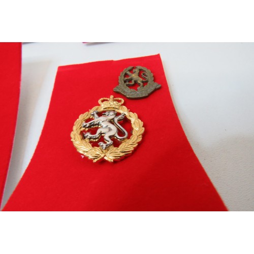 26 - 18 Military  badges to inc 
Nelson
Devonshire
Howe