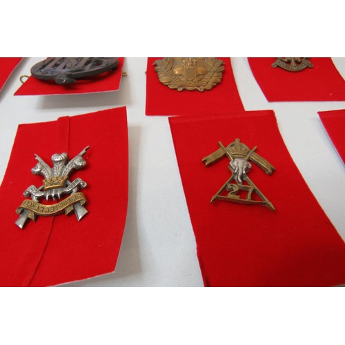 27 - 18 Military Corps  badges to inc 
ISH
Invicta
25Th Dragoons