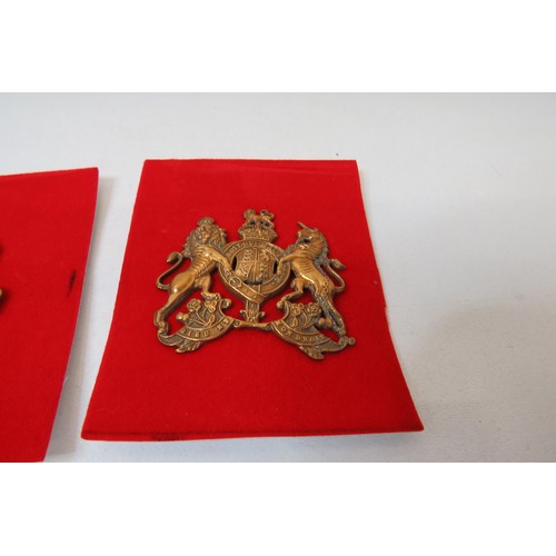 28 - 18 Military Cavalry  badges to inc 
Waterloo Royal Scots Greys 
Royal Lancers 
Royal Hussars