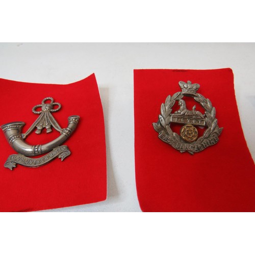 38 - 18 No Infantry military badges inc 
Remounts 
Egypt
East Lancashire