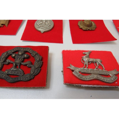 38 - 18 No Infantry military badges inc 
Remounts 
Egypt
East Lancashire