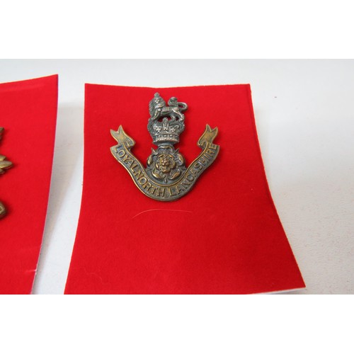 42 - 18 No  military badges inc 
The Royal Regiment of Canada 
The Welch 
Loyal North Lancashire