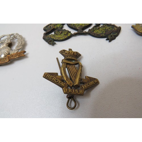 66 - 4 Military Cap/Regiment badges