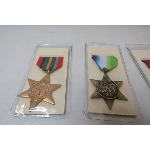 68 - 5 No Reproduction medals to inc 
WW1 STAR
WW2 ATLANTIC
WW2 PACIFIC