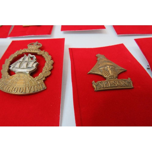 72 - 18 Military Cap/Regimental badges