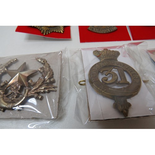 72 - 18 Military Cap/Regimental badges