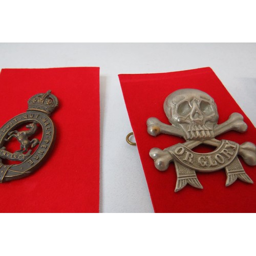 73 - 18 Military Cap/Regimental badges