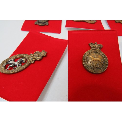 74 - 18 Military Cap/Regimental badges