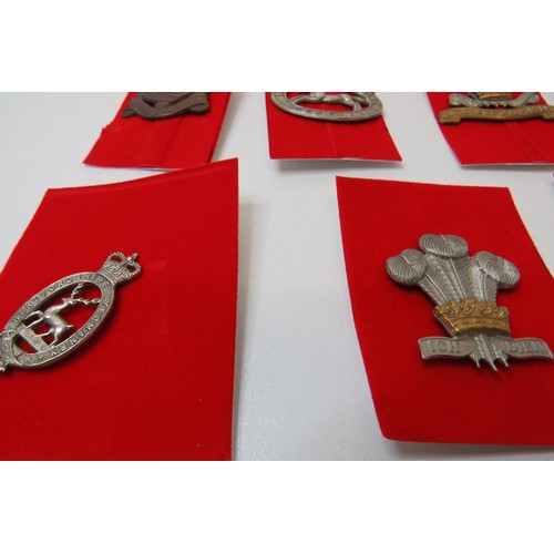 74 - 18 Military Cap/Regimental badges