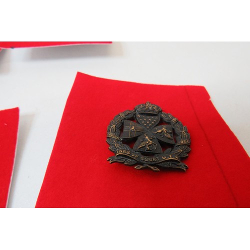 75 - 18 Military Cap/Regimental badges